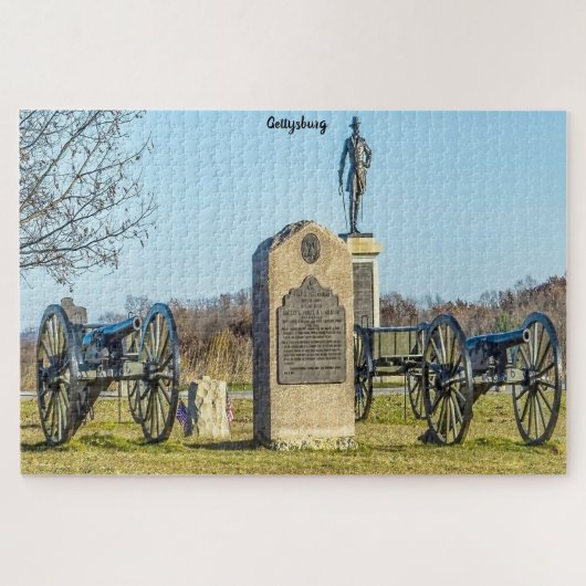 Schlachtfeld von Gettysburg. Puzzle (Horizontal)