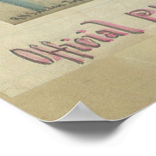 Schlachtfeld von Williamsburg, Virginia Poster (Ecke)