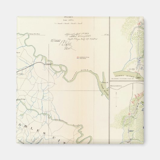 Schlachtfelder Richmond, Va Magnet (Vorne)