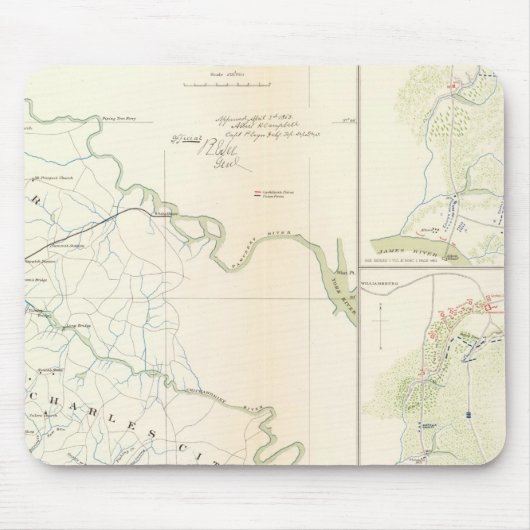 Schlachtfelder Richmond, Va Mousepad (Vorne)
