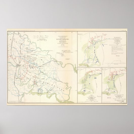 Schlachtfelder Richmond, Va Poster (Vorne)