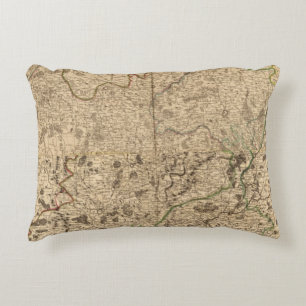 Schlachtfelder und römische Straßen Dekokissen