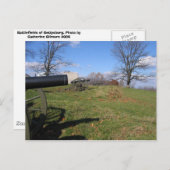 Schlachtfelder von Gettysburg Postkarte (Vorne/Hinten)
