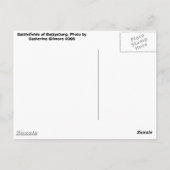 Schlachtfelder von Gettysburg Postkarte (Rückseite)