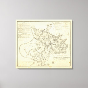 Schlachtfelder vor Nashville Leinwanddruck