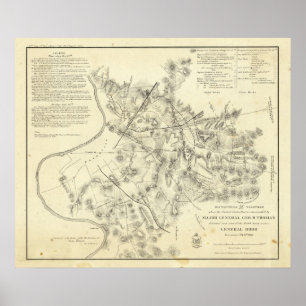 Schlachtfelder vor Nashville Poster