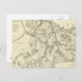 Schlachtfelder vor Nashville Postkarte (Vorne/Hinten)