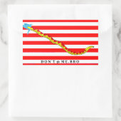 Schlachtflagge der Marine Tweetwar Rechteckiger Aufkleber (Tasche)