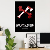 Schlachtgefecht-Poster V.2 - 24 x 36 Poster (Heimbüro)