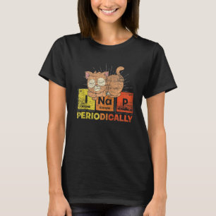 Schlachthof Tier Periodische Tabelle Katze Lover N T-Shirt