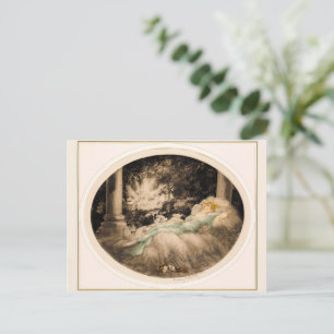 Schlachthof von Louis Icart Feiertagspostkarte