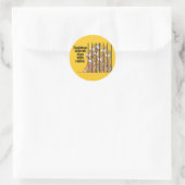 Schlachthöfe - Vegetarisch, Vegan Runder Aufkleber (Tasche)