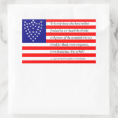 Schlachtkleber von General Sherman (Rechteck) Rechteckiger Aufkleber (Tasche)