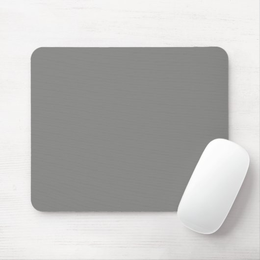 Schlachtkörpergrau (Vollfarbe) Mousepad (Mit Mouse)