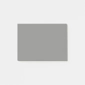 Schlachtkörpergrau (Vollfarbe) Post-it Klebezettel (Vorderseite)