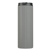 Schlachtkörpergrau (Vollfarbe) Thermosbecher (Rückseite)