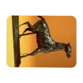 Schlachtpferd (Bronze) Magnet (Horizontal)