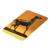 Schlachtpferd (Bronze) Magnet (Linke Seite)