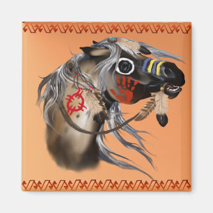 Schlachtross-Magnet Magnet