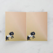 Schlachtrossgrußkarten Karte (Innenseite)