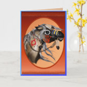 Schlachtrossgrußkarten Karte (Gelbe Blume)