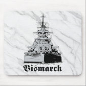 Schlachtschiff Bismarck Mauspad (Vorne)