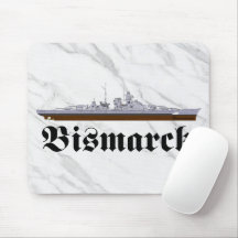 Schlachtschiff Bismarck Mauspad