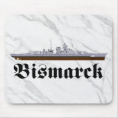 Schlachtschiff Bismarck Mauspad (Vorne)