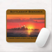 Schlachtschiff Bismarck-Mauspad Mousepad (Mit Mouse)