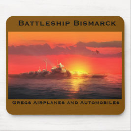 Schlachtschiff Bismarck-Mauspad Mousepad
