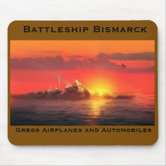 Schlachtschiff Bismarck-Mauspad Mousepad