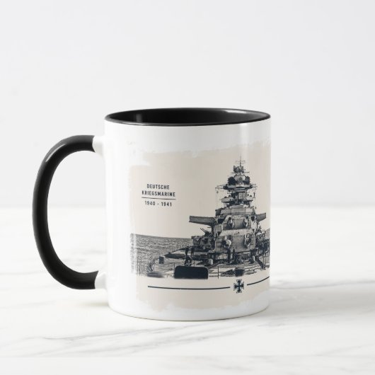 Schlachtschiff Bismarck Tasse (Links)