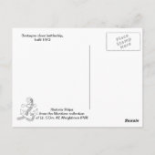 Schlachtschiff der Bretagne-Klasse, Baujahr 1913 Postkarte (Rückseite)