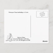 Schlachtschiff der Bretagne-Klasse in Calais Postkarte (Rückseite)