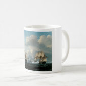 Schlachtschiff-feine Kunst-Tasse Kaffeetasse (VorderseiteRechts)