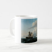 Schlachtschiff-feine Kunst-Tasse Kaffeetasse (Vorderseite Links)