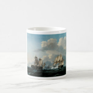 Schlachtschiff-feine Kunst-Tasse Kaffeetasse