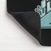 Schlachtschiff-Frachtschiff Grafik Mousepad (Ecke)