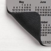 Schlachtschiff-grauer Kalender 2019 durch Janz Mousepad (Ecke)