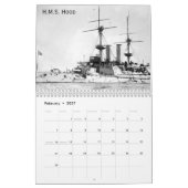 Schlachtschiff-Kalender Kalender (Feb 2027)