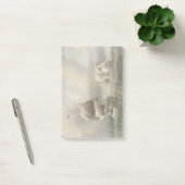 Schlachtschiff-Kriegsschiffe, die Post-it Klebezettel (Büro)