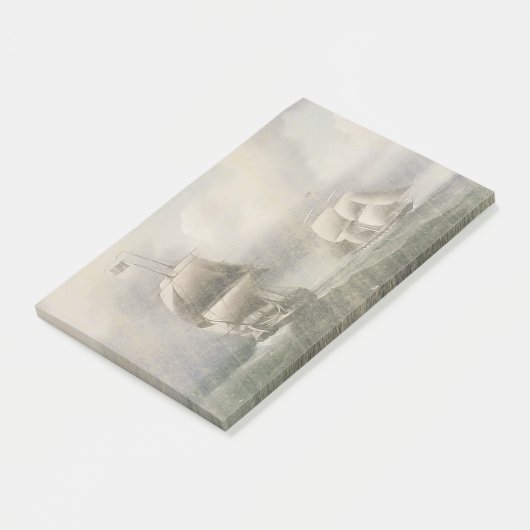 Schlachtschiff-Kriegsschiffe, die Post-it Klebezettel (angewinkelt)