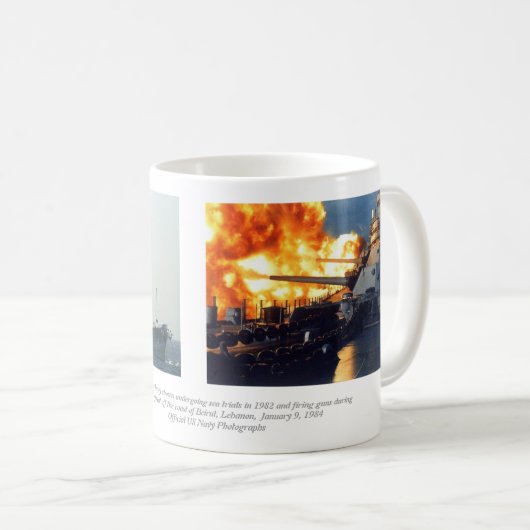 Schlachtschiff-New-Jersey Tasse (VorderseiteRechts)