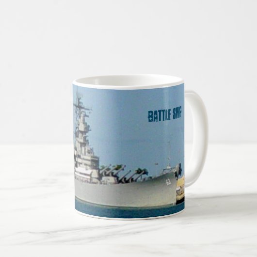Schlachtschiff-Tasse Kaffeetasse (VorderseiteRechts)