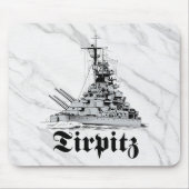 Schlachtschiff Tirpitz Mauspad (Vorne)