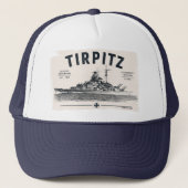 Schlachtschiff Tirpitz Mütze (Vorderseite)