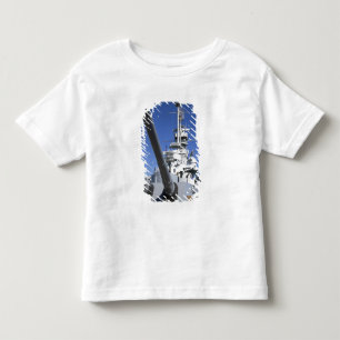 Schlachtschiff USS Alabama im Battleship Memorial Kleinkind T-shirt