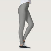 Schlachtschiffgrau Farbe Voll Einfach Leggings (Rechts)