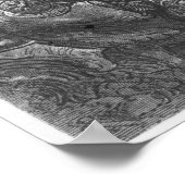 Schlachtszene, Illustration von "Orlando Furioso" Poster (Ecke)