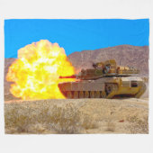 SCHLACHTTANK - Abrams M1 Fleecedecke (Vorderseite (Horizontal))